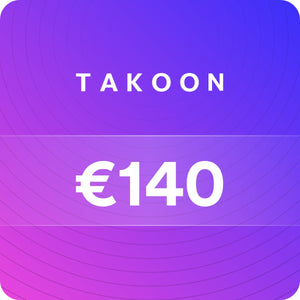 Gift card €140 (*Valid on next purchase)